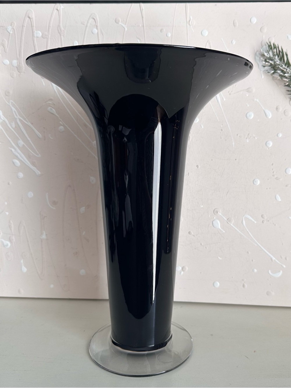Orrefors Mouth-blown art glass Vase - Trumpet Vase Vintage